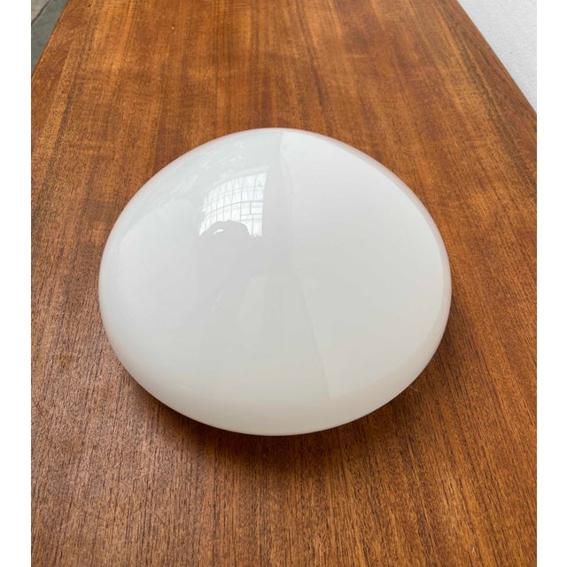 Silver Mid-Century Modern Minimalist Ceiling or Wall Lamp by Wilhelm Wagenfeld for Lindner, Germany, 1950s For Sale - Image 8 of 11