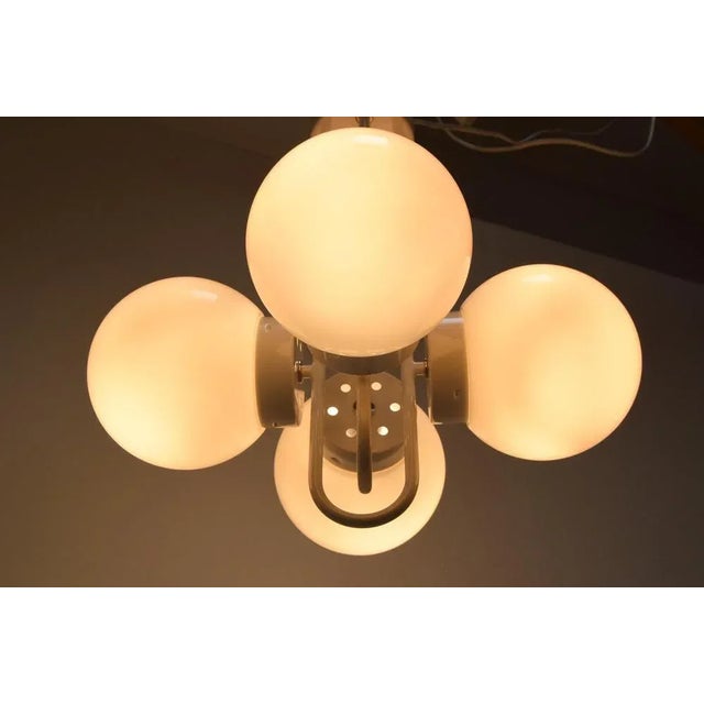Mid-Century Chandelier attributed to Instala Decin, 1970s For Sale - Image 9 of 11