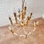 Metal Gaetano Sciolari Brass and Glass Chandelier For Sale - Image 7 of 11