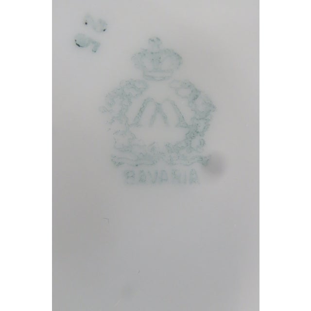 Ceramic Moschendorf Bavaria Porcelain 5 Pc Set Bread Butter Dessert Serving Plates 4500b For Sale - Image 7 of 13