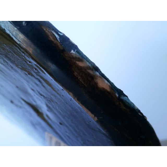 Ceramic Plate by Remo Brindisi for Rossicone, 1980s For Sale - Image 9 of 10