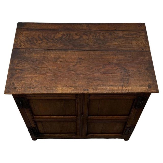 17th Century Antique Oak Fitted Cupboard For Sale - Image 3 of 12