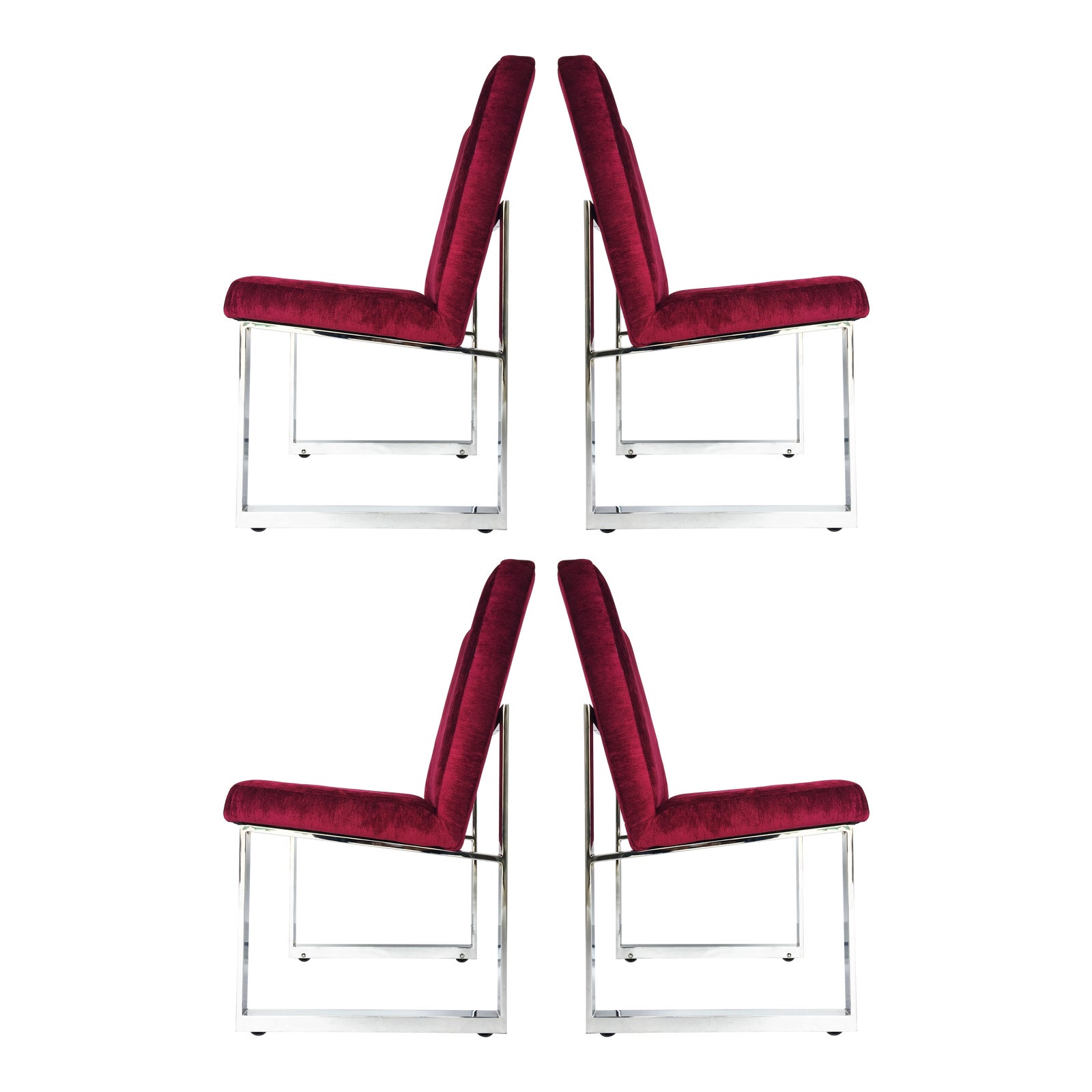 Stunning Set of Milo Baughman for Thayer Coggin Dining ...