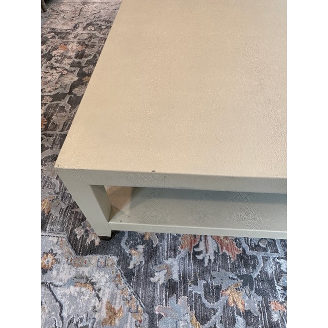 Restoration Hardware Graydon Shagreen Coffee Table Chairish