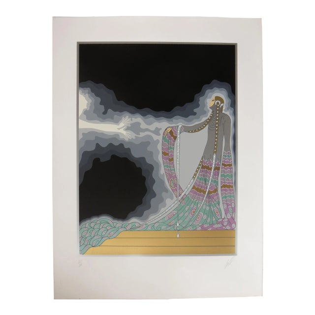 1980s "Melisande" From the At The Theater Series Serigraph After Erte Serigraph For Sale