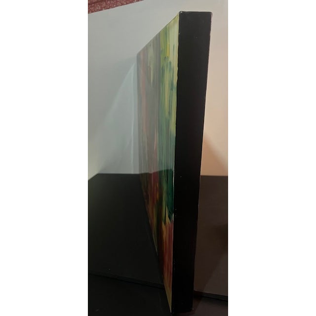 Robert Cornman Original Mixed-Media Abstract Painting, "What Direction" For Sale - Image 4 of 18