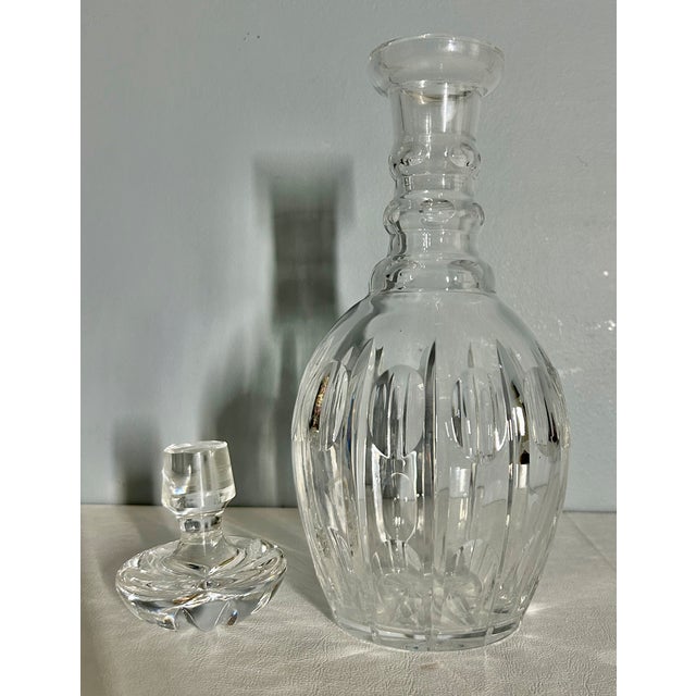 Vintage Traditional Style Cut Crystal Decanter W/Stopper For Sale - Image 4 of 15