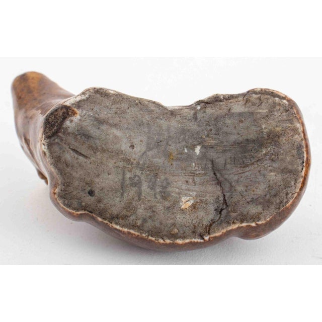 Chinese Ceramic Ox Form Water Dropper on Stand For Sale In New York - Image 6 of 7