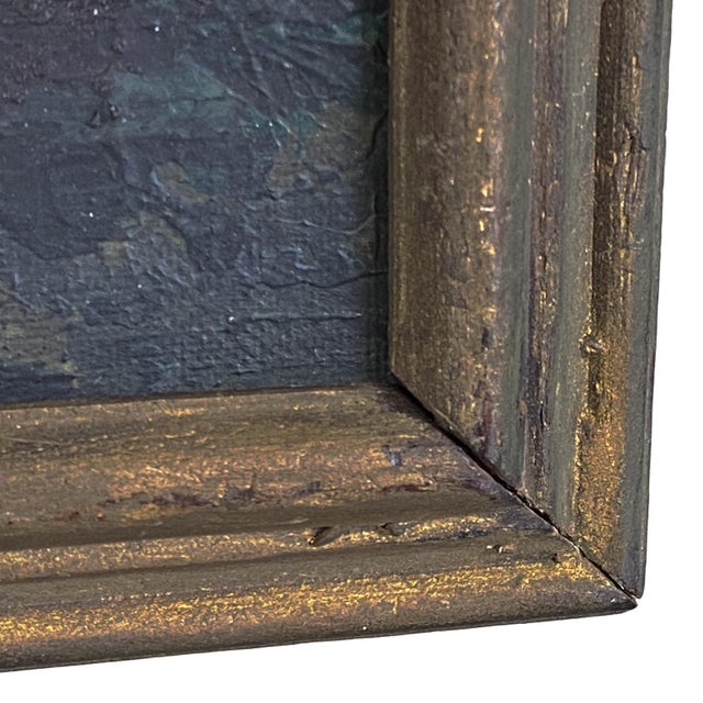 Black Dark and Moody Original Abstract Painting by Stephen Hansrote For Sale - Image 8 of 8