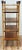 Mid 20th Century Vintage Scorched Bamboo Four Tier Shelf For Sale - Image 5 of 10