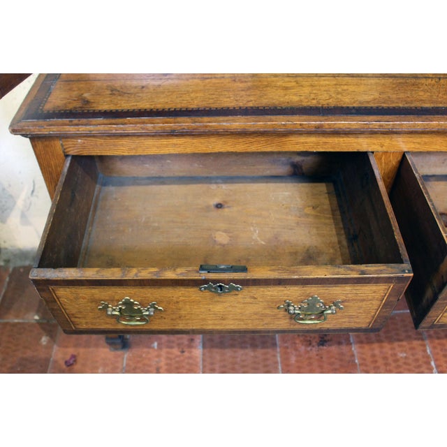 Brown George III Period English Country Oak Dresser, Circa 1800-1830 For Sale - Image 8 of 11