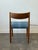 1960s Vintage Blue Tweed & Teak Side Chair For Sale - Image 5 of 10