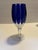 Blue Ajka Castille Cobalt Blue Iced Beverage Crystal Goblets- Set of 4 For Sale - Image 8 of 12