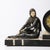 This exquisite Art Deco mantle clock, crafted in France circa 1930, is a celebration of both fine craftsmanship and the...