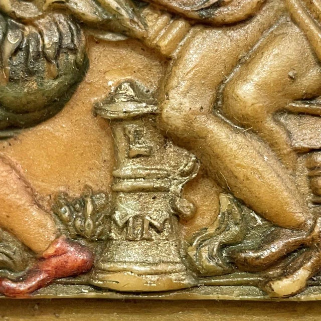 19th Century Nordic Ceroplast Panel For Sale - Image 4 of 10