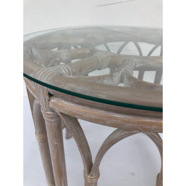 Henry Link Vintage Henry Link Coastal Accent Table For Sale - Image 4 of 7
