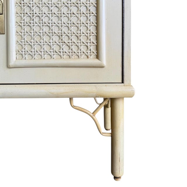 1960s Bamboo and Cane Sideboard Attributed Ficks-Reed For Sale - Image 11 of 11