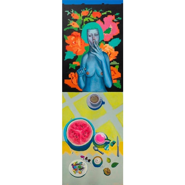 Early 21st Century Natasha Lelenco, 7 Portraits and Still Lifes, 2023, Dibonds, Set of 7 For Sale - Image 5 of 11