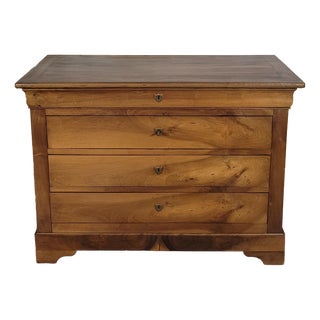 Louis Philippe Walnut Chest of Drawers For Sale