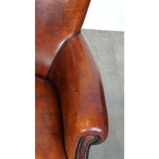 Vintage Armchair in Sheepskin For Sale - Image 6 of 10