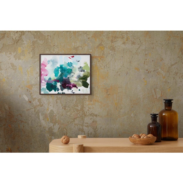 Abstract Contemporary Abstract Pencil and Acrylic on Fabriano-Pittura Paper "Perfect Coincidence 62" by Kyong Lee For Sale - Image 3 of 5