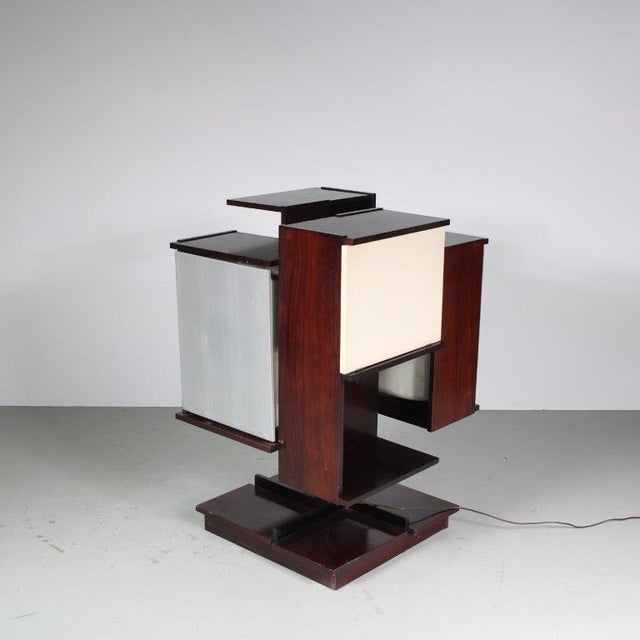 Claudio Salocchi Hifi Cabinet by Claudio Salocchi for Luigi Sormani, Italy, 1960s For Sale - Image 4 of 17
