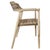 Dean Wooden Patio Dining Chair by Artesia For Sale - Image 4 of 5