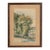 Early 20th Century Belgium Amber Wood Drawing For Sale