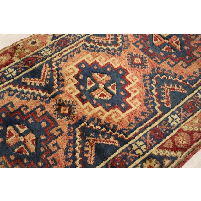 Vintage Turkish Hand Knotted Rug, 1950s For Sale - Image 9 of 16