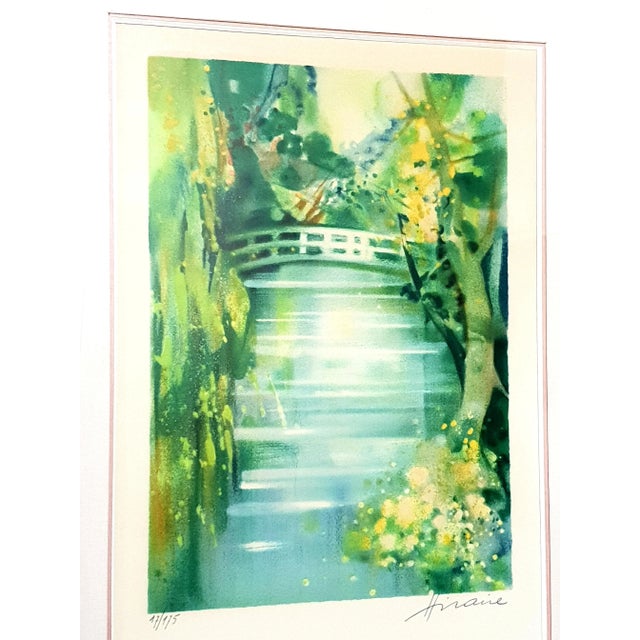 Wood Camille Hilaire - Nature - Signed Original Lithograph 1970s For Sale - Image 7 of 8