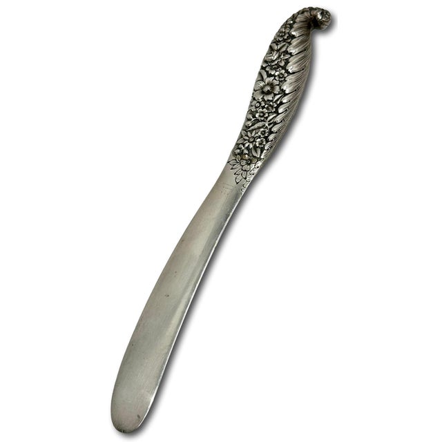 Tiffany and Co. Outstanding & Fine Large Antique Signed Tiffany & Company Sterling Silver Letter Opener - Circa 1890s For Sale - Image 4 of 18