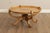 Colombo Mobili Round Italian Carved Partial Gilt Coffee Table For Sale - Image 11 of 12