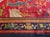 Textile 1920s Ruby Red Scene Floral Antique Chinese Art Deco Carpet 9' X 14' Knotted Wool Rug For Sale - Image 7 of 9