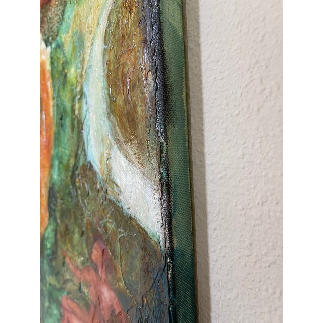 " Garden Nymphs" Original Oil Painting by Sonia Gold For Sale - Image 9 of 15