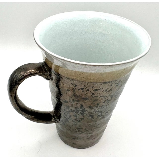 Mid-Century Modern 1970s Vintage Stoneware Coffee Mug For Sale - Image 3 of 7