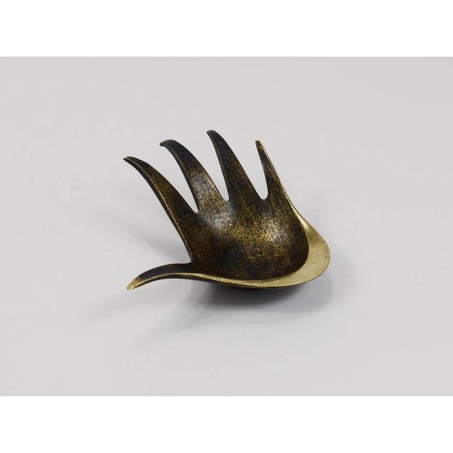 Sculptural Brass Hand by Herta Baller for Walter Bosse, 1950s For Sale - Image 6 of 18