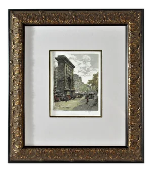 Hans Figura, Porte Saint Denis, Paris, Circa 1950