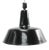Vintage Industrial Factory Black Enamel Pendant Light by Philips For Sale