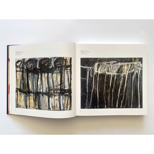 This Cy Twombly Abstract Expressionist offset lithograph print Paris retrospective exhibition large volume hardcover art...