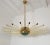 Mid-Century Modern Glass and Brass Sputnik Large Chandelier, Italy 1980s For Sale - Image 3 of 11