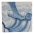 Antique 18th Century Blue and White Portuguese Tile Depicting a Foot on a Rocaille Ribbon For Sale