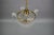 French Empire Crystal Glass and Brass Chandelier, 1930s For Sale - Image 11 of 18