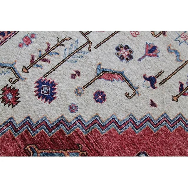 Handwoven Red/Beige Serapi Style Rug 8'7" X 11'1" For Sale In Dallas - Image 6 of 10