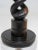 Pair of Ebony Open Barley Twist Candlesticks For Sale - Image 11 of 12
