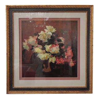 Stunning Framed Still Life Flowers Decorative Artwork For Sale