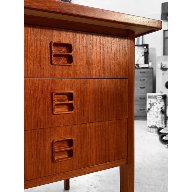 Danish Freestanding Executive Desk For Sale - Image 5 of 13