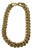 Vintage Napier Runway Couture Necklace Pat # Chunky Gold Tone Wide Links For Sale