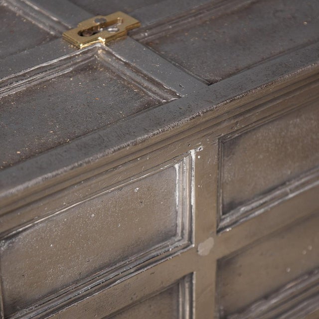 Antique Victorian Bound Strong Box in Cast Iron, 1850 For Sale - Image 13 of 18