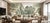 36" * H100"/Panel* 5ps, Chinese Traditional Green Landscape Gongbi Painting Wallpaper, 5 Panels For Sale - Image 4 of 8