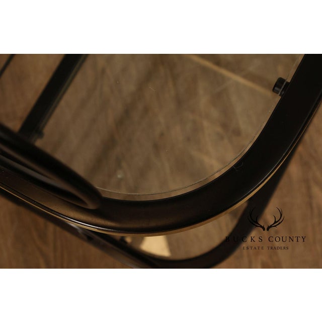 Morecraft French Country Style Wrought Iron And Glass Étagère For Sale In Philadelphia - Image 6 of 18
